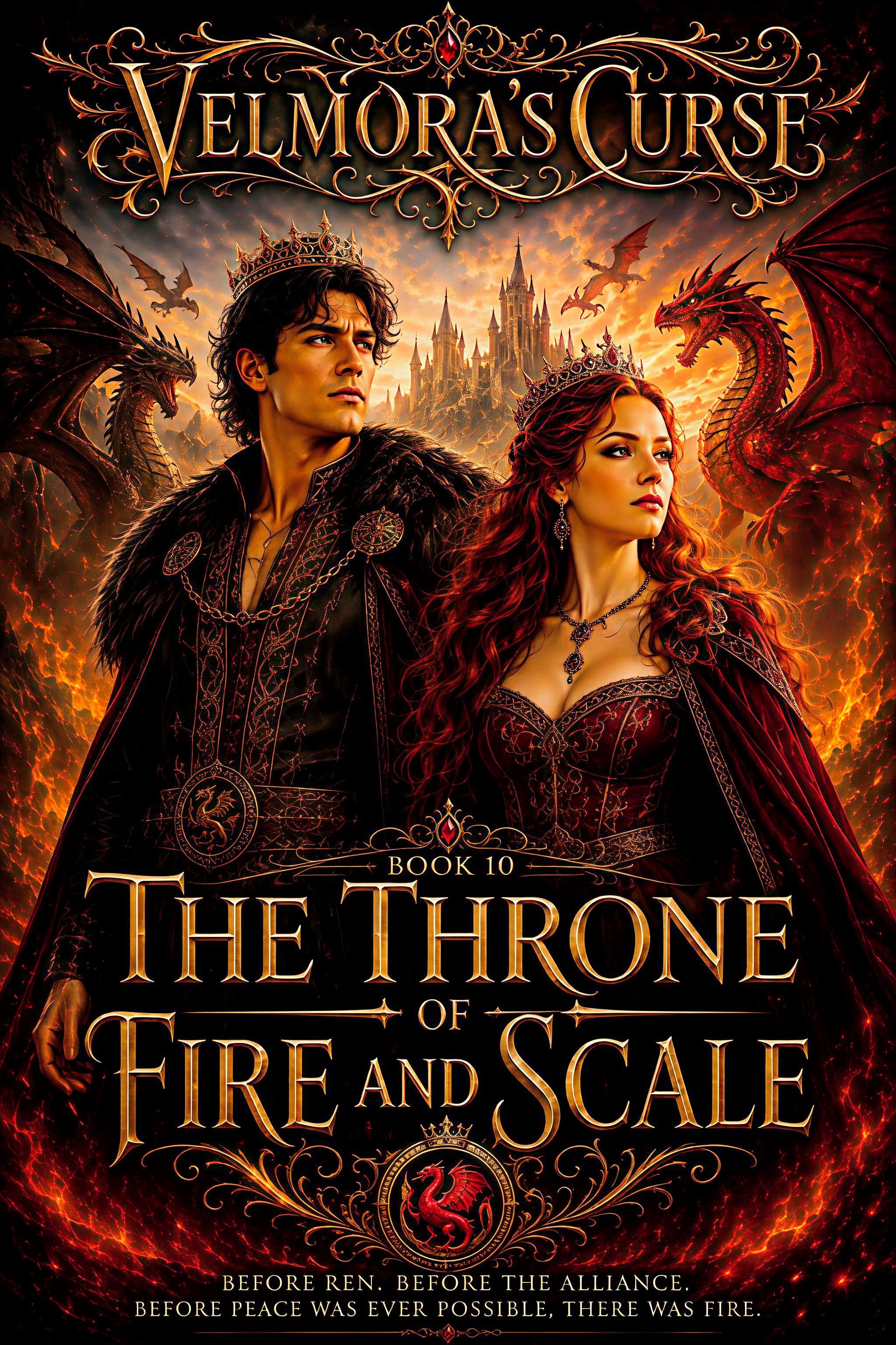 The Throne of Fire and Scale cover