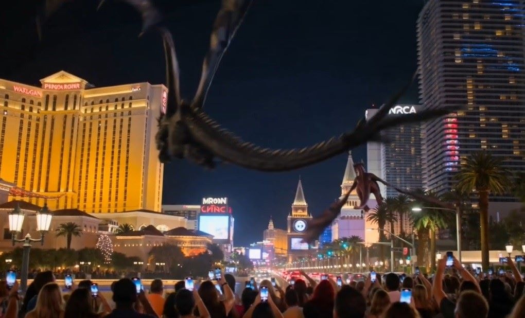 Dragons on the Las Vegas Strip