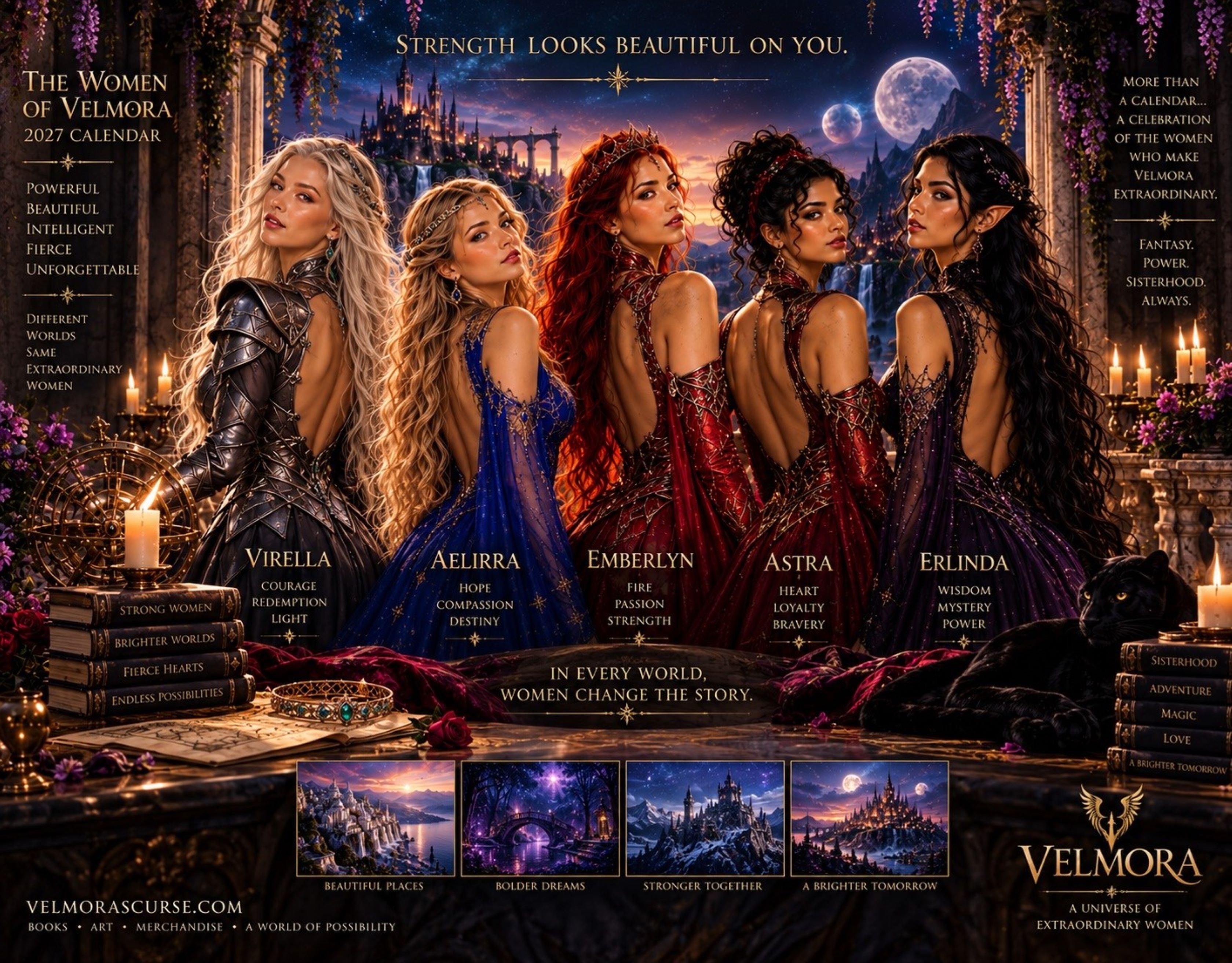 Men and Women of Velmora 2027 Calendar Photos
